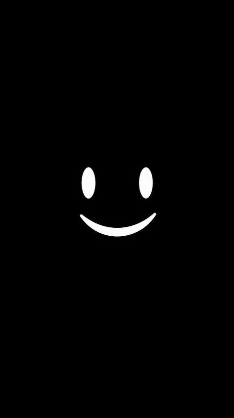 Smily face symbol icon cartoon black white. AI generated Image by rawpixel. | free image by rawpixel.com / Sirikamon Suriyamonthon Iphone Wallpaper Cartoon, Pure Black Wallpaper, Aesthetic Mobile Wallpaper, Aesthetic Mobile, Wallpaper Background Aesthetic, Minimal Background, Wallpaper Cartoon, Simple Kurti Designs, Minimal Wallpaper