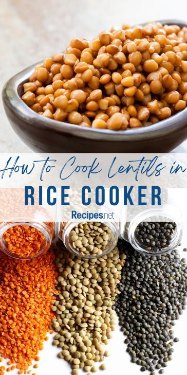 Discover the easiest way to Cook Lentils in a rice cooker with our step-by-step guide. From flavorful Lentil Recipes to creating a delicious Lentil Cake, we've got you covered. Incorporate these healthy Lentils Beans into your diet with our Recipes Lentils collection and enjoy hearty dishes like Pasta Vegetariana. Perfect for learning How To Cook Lentils efficiently and deliciously! Visit Recipes.net for the full guide and more vegetarian recipes! How To Cook Lentils Recipes, Healthy Lentil Recipes Easy, How To Cook Lentils In Rice Cooker, How To Cook Dry Lentils, Lentil And Rice Recipes, Lentil Side Dish Recipes, Cooking Lentils How To, Rice Cooker Lentils, Crockpot Lentils