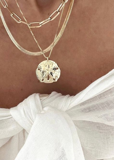 Necklaces – Page 8 – James Michelle Dollar Necklace, Jewelry Closet, Sand Dollar Necklace, Surf Jewelry, Fancy Jewelry Necklace, Jewelry Accessories Ideas, Beaded Jewelry Designs, Classy Jewelry, Jewelry Lookbook