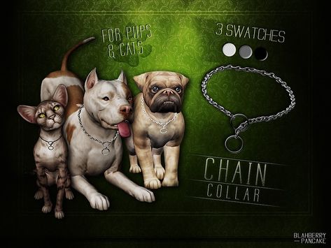 - necklace category  Found in TSR Category 'Sims 4 Dogs Accessories' Blahberry Pancake, Sims Pets, 4 Cats, Sims 4 Cc Kids Clothing, Tumblr Sims 4, Cute Dog Collars, Sims Ideas, The Sims 4 Download, Custom Dog Collars