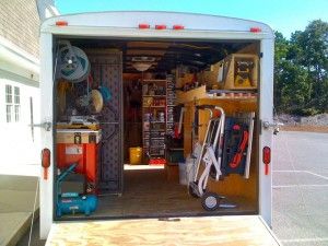 Antigua Guatemala, Small Enclosed Trailer, Enclosed Utility Trailers, Trailer Shelving, Construction Trailer, Tool Trailer, Cape Cod Kitchen, Landscape Trailers, Work Trailer