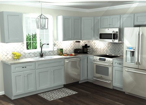 Small Kitchen Remodel L-shaped Layout, 10x10 L Shaped Kitchen Layout, Small Kitchen 10x10, L Shaped Apartment Kitchen, Kitchen Design Small U Shape, L Kitchen Ideas Layout, Upper Cabinet Layout, 10x10 Kitchen L Shaped, Small Kitchen Flip