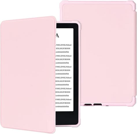 My Wishlist Ideas, Pink Electronics, Cute Kindle, Kindle Cases, Birthday Haul, Kindle Paperwhite Case, Leather Book Covers, Kindle Book Cover, Gemini And Aquarius