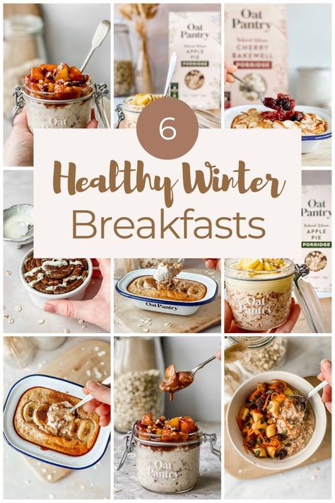 6 Healthy Winter Breakfast Recipes Quick Winter Breakfast, January Breakfast Ideas, Best Breakfast Meal Prep, Vegan Winter Breakfast, Warm Winter Breakfast Ideas, High Protein Winter Breakfast, Winter Healthy Breakfast, Nourishing Winter Meals, Healthy Thanksgiving Breakfast