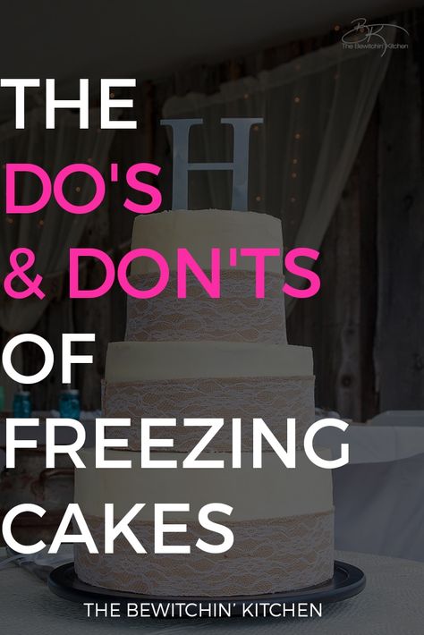 The Do's and Don'ts of Freezing Cakes.  Curious on how to freeze cakes? Read this guide and pin it under your cooking baking tips. Cake Decorating Tutorials, Cake Pops, Freezing Cakes, Brownie Desserts, Cakes For Women, Oreo Dessert, Cake Business, Frozen Cake, Cake Icing