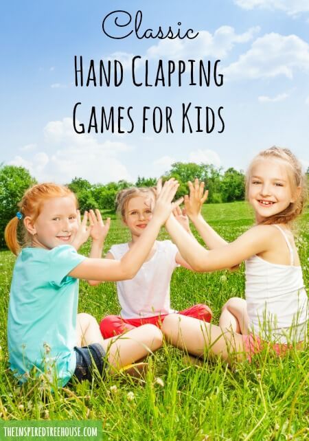 GAMES FOR GROUPS: HAND CLAPPING GAMES FOR KIDS - The Inspired Treehouse Camping Games, Hand Clapping Games, Music Games For Kids, Clapping Games, Camping Activities For Kids, Youth Group Games, Christmas Games For Kids, Outdoor Games For Kids, Movement Activities