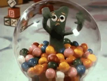 Cheese Dreams, Gumby And Pokey, Creepy Core, Gumball Machine, Star Pictures, Screwed Up, Classic Tv, Stop Motion, Animated Gif