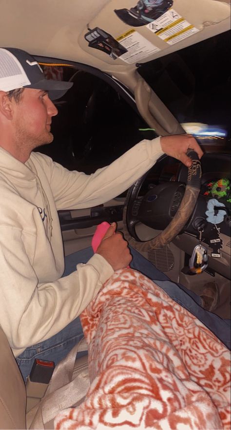 Truck Couple Aesthetic, Boyfriend Truck Pictures, Man With Truck, Country Couple Pictures Truck, Pick Up Truck Date, Couple In Truck, Truck Boyfriend, Boyfriends Truck, Truck Couple