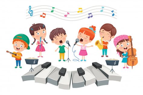 Premium Vector | Funny little kids performing music Funny Little Kids, Children Music, Music Classroom Decor, Christmas Booth, Grandparents Day Crafts, Music Notes Art, Spring Classroom, Music Cartoon, Kids Music