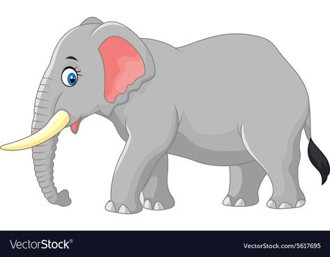 Elephant Cartoon Images, Elephant Cartoon, Cartoon Bat, Elephant Pictures, Pumpkin Vector, Cartoon Elephant, Baby Chickens, Happy Cartoon, Cute Elephant