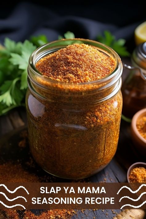 Add some delicious flavor to your dishes with this easy-to-make seasoning blend featuring the iconic Slap Ya Mama spices!