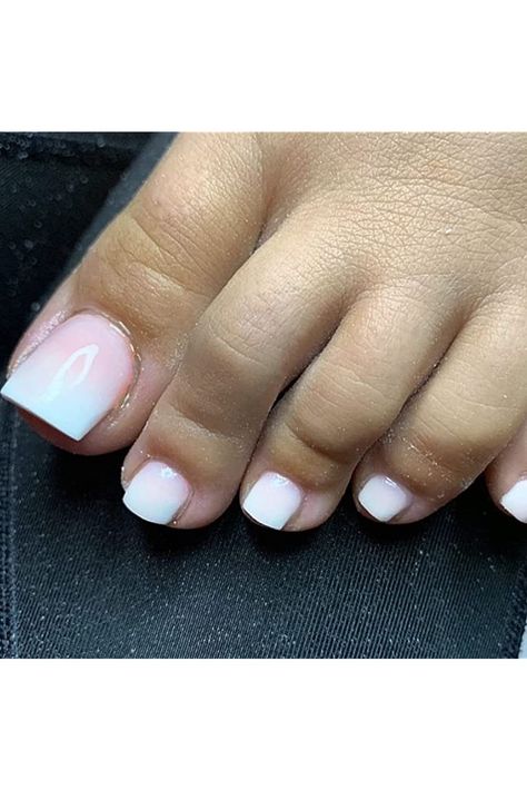 YOSOMK Ombre Pink French Tips Press on Toenails Gradient Short Toe Nail Tips Press ons White Pink Glue on Fake Toe Nails Nude Square Summer False ToeNails for Women 24Pcs French Ombre Toenails, White Ombre Toenails, Ombré Toe Nails, Ombre Toenails, Ombré Toes, Ombre Toe Nails, French Tip Toes, Pink French Tips, Ombre French Tips