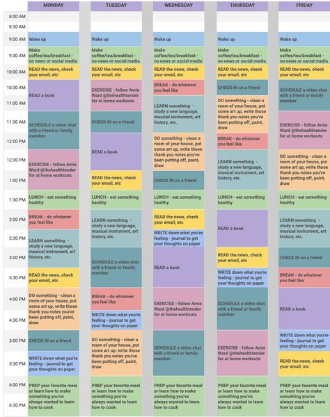 Day To Day Schedule, Busy Schedule Organization, Self Maintenance Schedule, Self Employed Schedule, Retirement Daily Schedule, Productive Schedule, Perfect Schedule, Quarantine Routine, Time Blocking Schedule