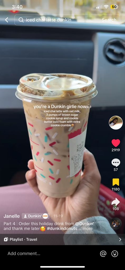 Winter Dunkin Drinks, Good Dunkin Drinks To Order, Dunkin Non Coffee Drinks, Dunkin Tea Drinks, Yummy Dunkin Drinks, Dunkin Donuts Iced Coffee Order Fall, Healthy Coffee Orders Dunkin, Good Dunkin Donuts Drinks Orders, Good Dunkin Drinks