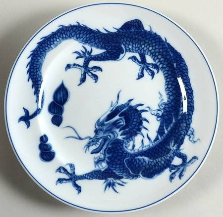 New Blues | Replacements, Ltd. Dragon Bread, Dragon Ceramics, Ppt Wallpaper, Dragon Plate, Dragon Blue, Blue Dinner Plates, 2024 Year, Butter Plate, Salad Dessert