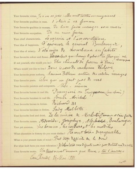 Camille Claudel et le questionnaire de Proust Tumblr, Proust Questionnaire, Rodin Museum, Camille Claudel, Auguste Rodin, Life Questions, Interactive Book, The Isle, Isle Of Wight