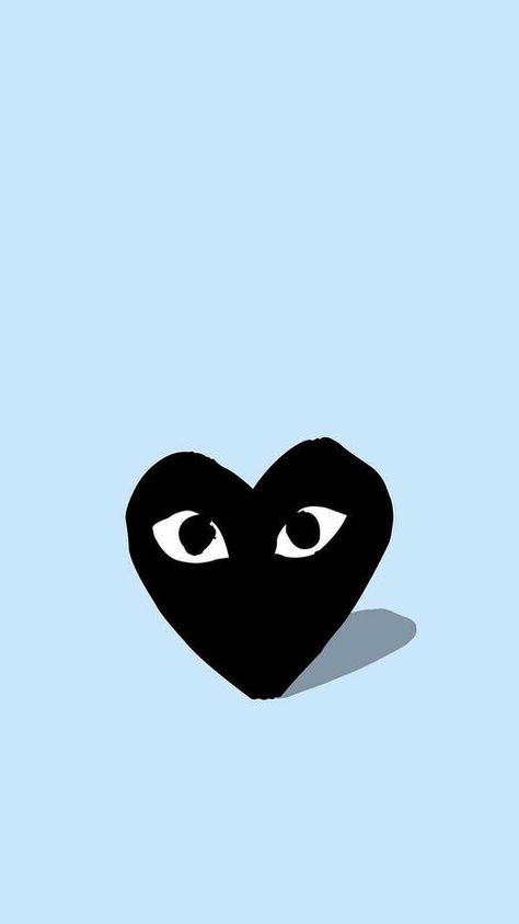 Download Cdg Black Blue Logo Wallpaper | Wallpapers.com Comme Des Garcons Heart Wallpaper, Play Comme Des Garcons Wallpaper, Converse Heart Wallpaper, Come Des Garcons Wallpaper, Play Heart Wallpaper, Bape Heart Wallpaper, Bape Heart, Des Garcons Wallpaper, Garcons Wallpaper