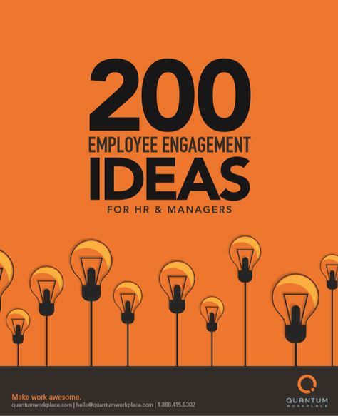 Employee engagement affects just about every important element of an organization — profitability, revenues, client experience, employee turnover, talent acquisition, brand presence, market share, workplace safety — the list goes on and on.     Employees who are connected to their organization work harder, stay longer, and motivate others to do the same. You can never do enough to engage employees, and we all need help coming up with ideas. That's where this resource comes in. Employee Engagement Ideas, Employee Branding, Fall Engagement Pictures Outfit, Best Employee, Ideas For Thanksgiving, Employee Turnover, Engagement Picture Outfits, Fall Engagement Pictures, Employee Onboarding