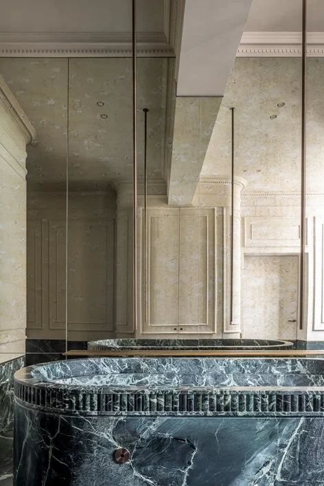 VH. Residence | Simon de Burbure architects Marble Bathrooms, Marble Bathroom Designs, Bathroom Sanitary, What A Life, House Of The Rising Sun, Bruges Belgium, Washroom Design, Bathroom Design Inspiration, Cosy Corner