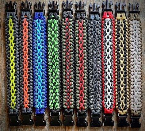 Sanctified paracord 550 bracelets with paracord type 1 stitching #paracordbracelet #sanctified #paracord #bracelet #outdoors #camping #jewelry #fashion #eastandbulldesign #paracord550 #armband #bileklik #handmade #edc Sanctified Paracord Bracelet, Paracord Tutorial, Paracord Bracelet, 550 Paracord, March 30, Paracord Bracelets, Paracord, Type 1, Arm Band