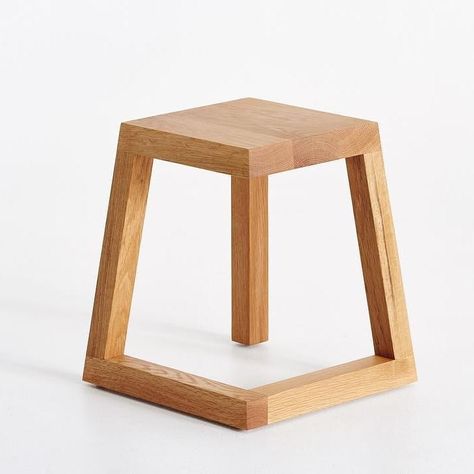 Australian Wood Review on Instagram: “Legless stool designed and made by @josh.carmody Photos: @mrhillstills • • • • • #americanwhiteoak #oilfinish #madeinmelbourne…” Unique Stool Design, Wooden Stool Designs, Wooden Toys Plans, Wooden Stool, Stool Design, Wood Stool, Wooden Stools, Into The Woods, Easy Woodworking Projects