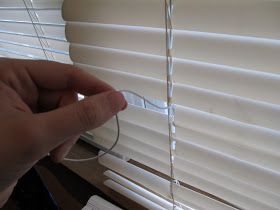 DIY Project Crazy: Fixing broken mini blinds Fixing Blinds, Housewife Hacks, How To Fix Blinds, Cleaning Mini Blinds, Blinds Repair, Moving House Packing, Housing Community, Moving Hacks Packing, Blind Repair