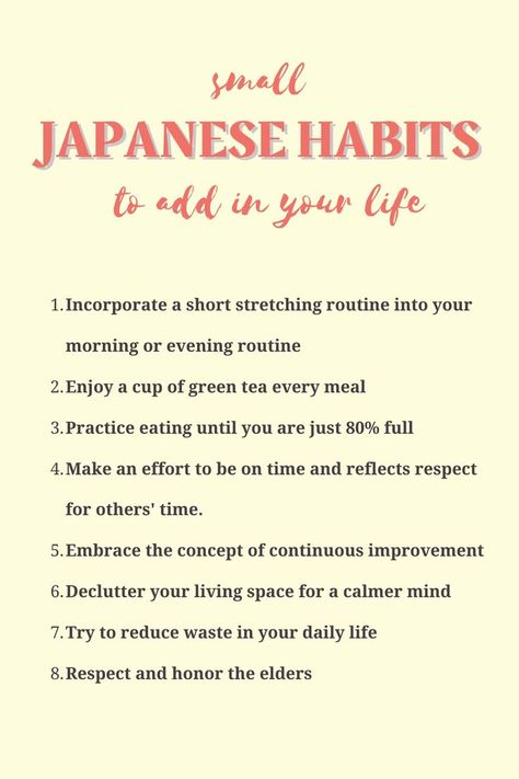 #glowuptips #beautyhacks #skincare #selfcare #transformation #glowupchallenge #makeupgoals #healthyhabits #selflove #confidenceboost Japanese Daily Routine, Healthy Japanese Habits, Japanese Habits, Japanese Daily Life, 5am Club, Japanese Philosophy, Practicing Self Love, Simple Habits, Self Care Bullet Journal