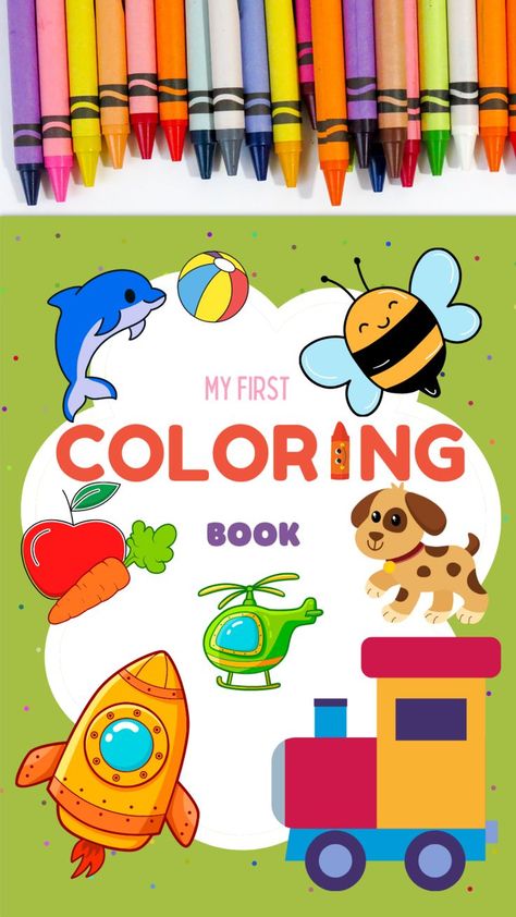 New Year Coloring Pages, Family Coloring Pages, Creative Book Covers, Book Cover Page, Witch Coloring Pages, Monster Coloring Pages, Toddler Coloring Book, Valentine Coloring Pages, Birthday Book