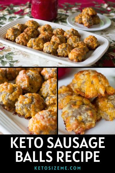 Sausage Balls With Almond Flour, Keto Sausage Recipes, Keto Sausage Balls, Keto Sausage Recipe, Sausage Balls Recipe, Keto Sausage, Keto Holiday, Sage Sausage, Bisquick Recipes