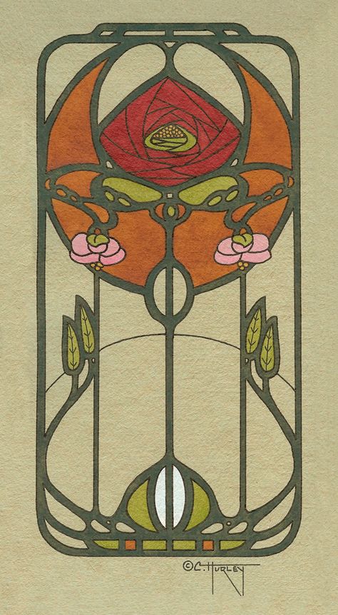 The Arts And Crafts Movement, Art Nouveau Vs Art Deco, Art Nouveau Print, Secession Art, Arts And Crafts Design, Motifs Art Nouveau, Arts And Crafts Interiors, Arts And Crafts Storage, Arts And Crafts For Adults