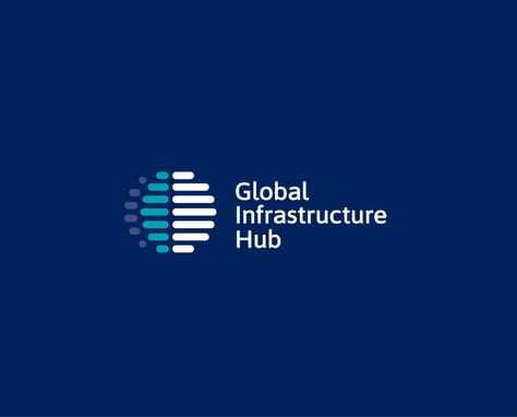 Global Infrastructure Hub on Behance Logo Globe, Hub Logo, Global Logo, News Logo, Branding Corporate, Corporate Logo Design, Globe Logo, Inspiration Logo Design, Create Logo