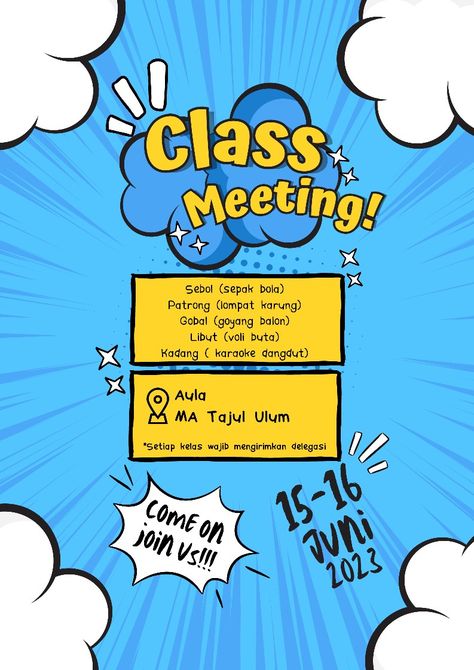 Class Meeting, Class Meetings, Event Programs, Classroom Board, 7th Grade Math, Event Poster Design, Sixth Grade, Science Classroom, Classroom Posters