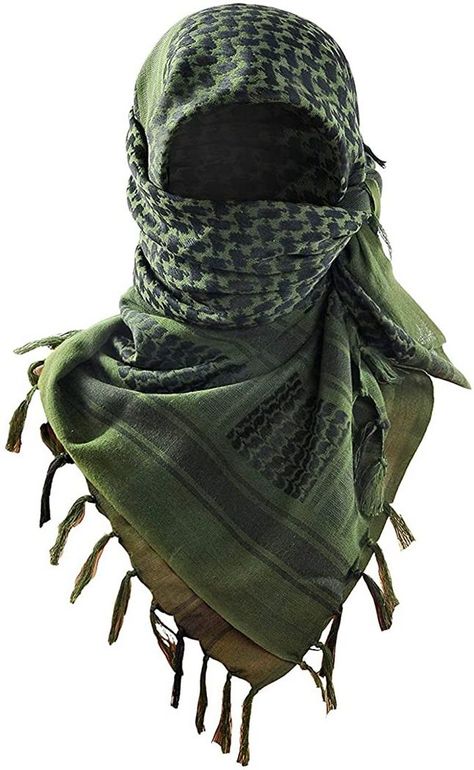 Military Shemagh Tactical Desert Scarf / 100% Cotton Keffiyeh Scarf Wrap for Men And Women Desert Scarf, Shemagh Scarf, Arab Scarf, Cute Modest Outfits, Brands Fashion, Head Wrap Scarf, Well Woven, Fashion Scarves, Beautiful Fish