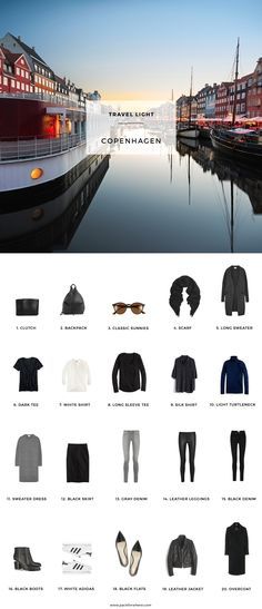 What to pack for Copenhagen, Denmark in the Fall. Includes carry-on travel light packing list. 20 items, 10 outfits, 1 carry-on. Fall packing list for… Fall Packing List, Travel Light Packing, Fall Packing, Anna Victoria, Winter Trip, Denmark Travel, Packing Ideas, Travel Capsule, Pack Light