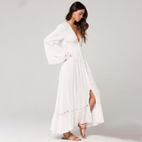 White Boho Maxi Dress, Long Sleeve White Maxi Dress, Long Sleeve Boho Maxi Dress, Boho Maternity Dress, Lace Duster, White Maxi Dress Boho, Long Sleeve Maternity Dress, Maternity Long Dress, Maxi Dress Summer