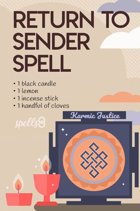 Justice Spell, Black Candle Spells, Return To Sender Spell, Karmic Justice, Karma Spell, Banishing Spell, Hoodoo Spells, Revenge Spells, Return To Sender