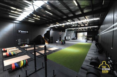 Dope layout. Fitness Design Gym, Gym Plans, Fitness Studio Training, Dream Gym, Gym Design Interior, Crossfit Box, Home Gym Garage, Gym Setup, Indoor Gym