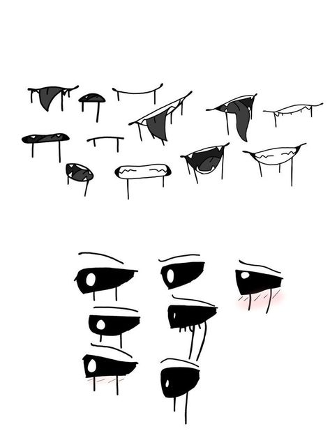 Drawing Face Expressions, Mouth Drawing, Eye Drawing Tutorials, The Mimic, Body Base Drawing, Dragon Puppet, Creative Drawing Prompts, Art Tools Drawing, 캐릭터 드로잉