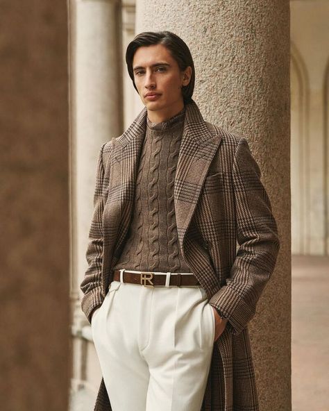 Ralph Lauren Purple Label Pre Spring 2024 3 2 Ralph Lauren Men Outfits, Ralph Lauren Fall, Ralph Lauren Menswear, Ivy League Style, Fashion Friday, Winter Outfits Men, Purple Label, Ralph Lauren Purple Label, Blazer With Jeans