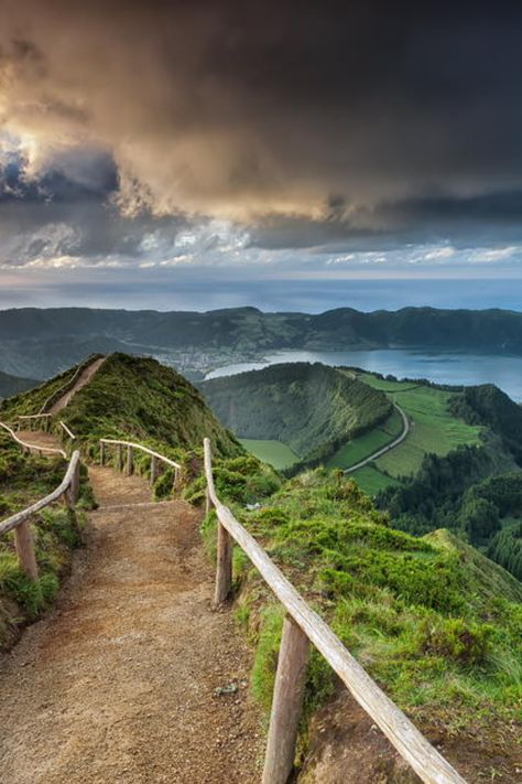 The Azores, officially the Autonomous Region of the Azores,is one of the two autonomous regions of Portugal (along with Madeira). It is an archipelago composed of nine volcanic islands in the Macaronesia region of the North Atlantic Ocean, about 1,400 km (870 mi) west of Lisbon in continental Portugal, about 1,500 km (930 mi) northwest of Morocco, and about 1,930 km (1,200 mi) southeast of Newfoundland, Canada. The Azores Portugal, Azores Portugal Aesthetic, North Portugal, North Atlantic Ocean, Beautiful Place In The World, Azores Islands, Portugal Beach, Azores Portugal, São Miguel Island