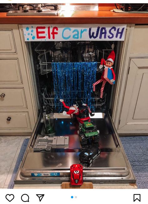 Funny Elf On The Shelf Ideas 2 Elfs, Minions Elf On The Shelf, Elf On A Shelf Donut Snowman, Elf On Shelf Hide And Seek, Elf On The Shelf Plane Arrival Ideas, Elf On The Shelf Ideas Car Wash, Elve On A Shelf Ideas, Easy Shelf On The Elf Ideas, Elf Egg Cracks Up