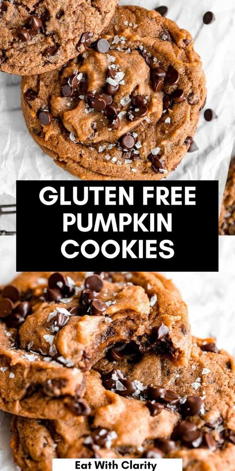 Gluten Free Pumpkin Cookies, Gluten Free Fall Recipes, Vegan Pumpkin Cookies, Gf Snacks, Glutenfri Baking, Gf Sweets, Sans Gluten Sans Lactose, Gourmet Cookies, Browned Butter