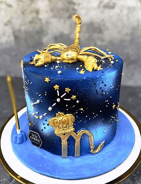 Scorpion Cake Birthdays, Scorpio Cake Ideas, Scorpion Cake, Cartoon Birthday Cake, Halloween Birthday Cakes, Food Decorating, Cartoon Birthday, Scorpio Birthday, Man Cake