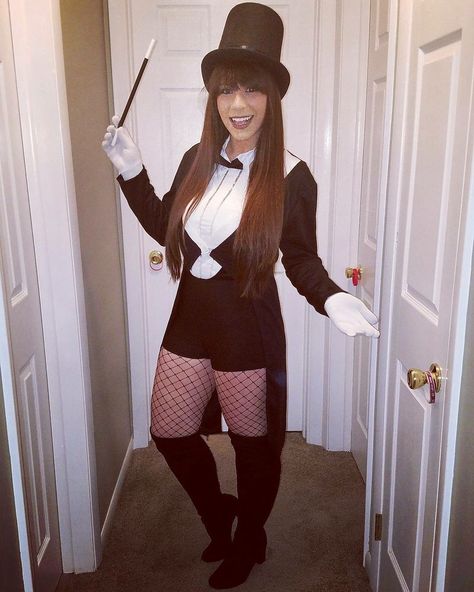 "My name is Zatanna Zatara. I'm a spellaholic." Tags: Zatanna, injustice, DC superheroes, comic book character, Batman, mistress of magic, magician, super powers, women's costumes, Halloween, cosplay Magician Halloween Costume Female, Female Magician Costume, Magician Outfit Female, Diy Magician Costume, Magician Costume Female, Magician Assistant Costume, Magician Halloween Costume, Magician Costume Women, Magician Outfit