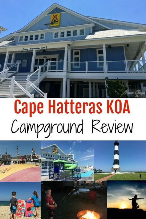 We had a fabulous stay at the #KOA in #CapeHatteras!  #familytravel Check out our review: https://www.mamacheaps.com/2018/06/cape-hatteras-koa-campground-review.html Ludington State Park, Koa Campgrounds, Retirement Life, First Time Camping, Rv Parks And Campgrounds, Rv Campgrounds, Best Campgrounds, Camping Destinations, Cape Hatteras