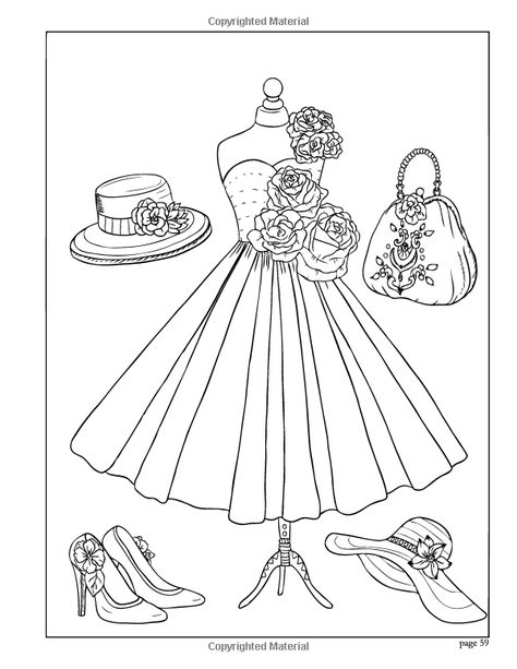 Rainbow Line Art, Alena Lazareva, Line Art Coloring, Art Coloring Book, Printable Flower Coloring Pages, Fashion Coloring Book, Book Dress, Fashion Illustration Collage, Barbie Coloring Pages