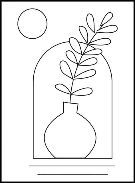 Download the Minimalist Boho Coloring pages 17795595 royalty-free Vector from Vecteezy for your project and explore over a million other vectors, icons and clipart graphics! Bedroom Inspirations Minimalist Boho, Boho Coloring Pages, Art Abstrait Ligne, Steampunk Coloring, Doodle Art Flowers, Boho Painting, Diy Abstract Canvas Art, Pattern Coloring Pages, Animals Coloring