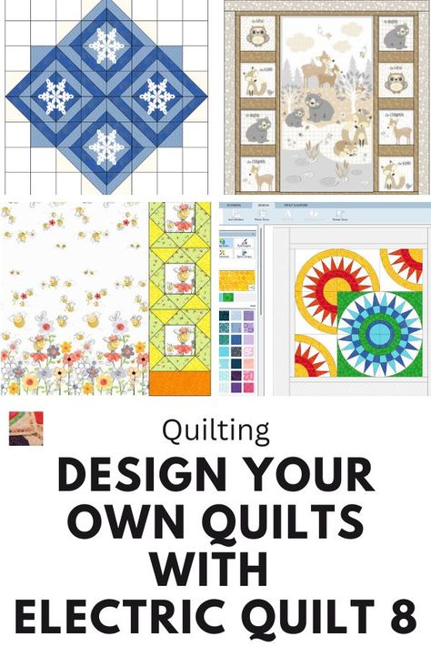 With Electric Quilt 8 Software, also known as EQ8, you can create your quilt designs. In the linked video demonstration, I show the basics of Electric Quilt 8. Star Wars Quilt, Electric Quilt, Paper Quilt, New York Beauty, Sampler Quilt, Foundation Piecing, Quilt Design, Quilt Designs, Pattern Ideas