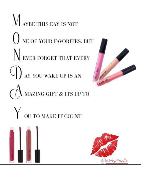 Monday. Make it a great one! #monday #makeitgreat #MaryKay #mkbydinelle #MaryKaybyDinelle @mkbydinelle www.marykay.com/ddavis-allen Monday Mary Kay Post, Mary Kay Monday Posts, Mary Kay Monday, Makeup Monday, Mary Kay Gifts, Mary Kay Cosmetics, Mary Kay Business, Ideal Beauty, Hello Monday