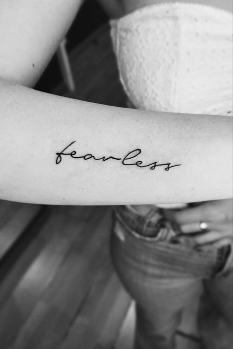 My fearless tattoo inspired by Taylor Swift. Fearless Tattoo, Taylor Swift Tattoo, Tattoo Hand, Tattoo Inspo, Hand Tattoos, Tatting, Taylor Swift, Swift, Tattoos